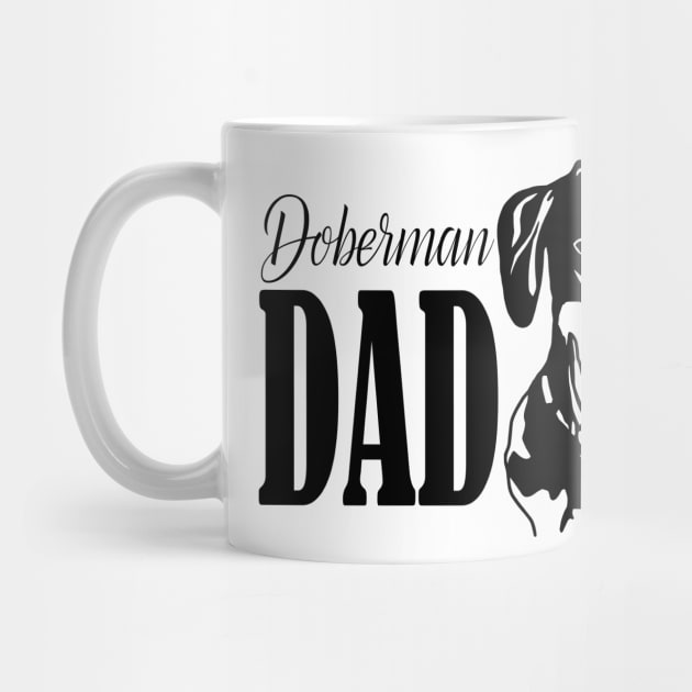 Doberman Dad Gifts by russodesign